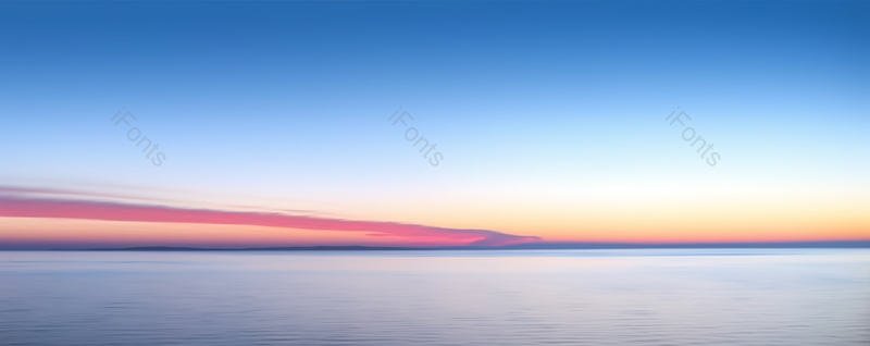篮橙色风平浪静海平面接连天空风景背景,高清,摄影图,摄影图片,图片大全,摄影图免费下载